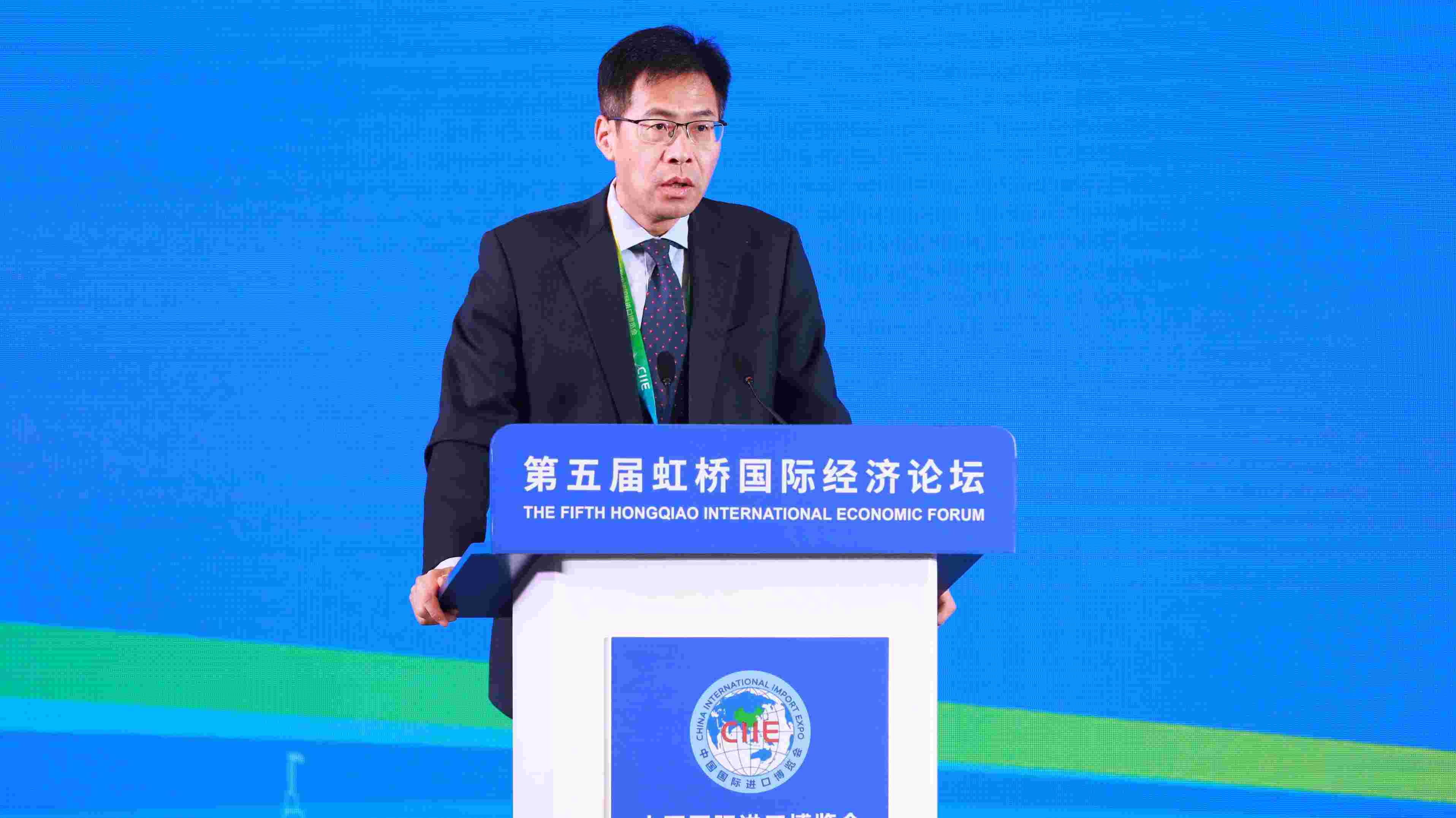 祁斌在“以經貿合作促進全球糧食安全和鄉村振興”分論壇作主旨演講